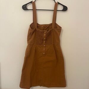 PacSun Brown Mini Dress with Button Front